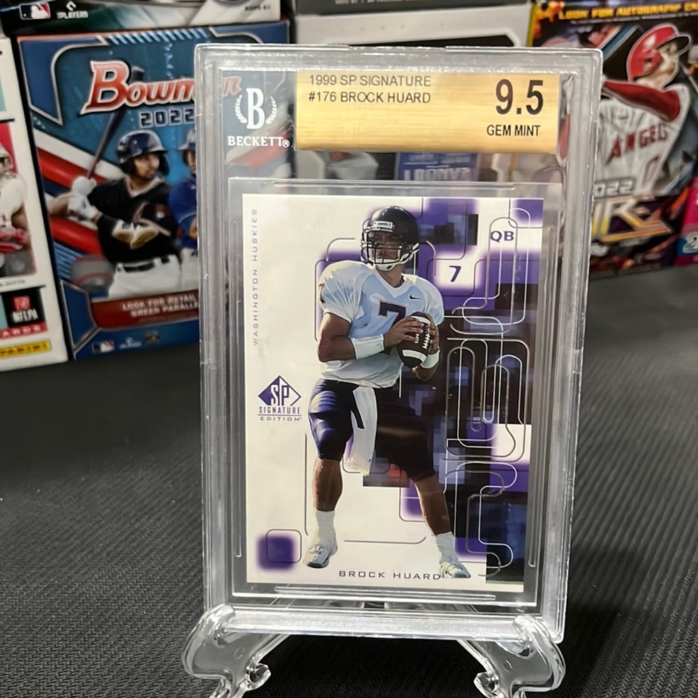 BECKETT GRADED 1999 Brock Huard SP Signature #176 BGS 9.5  NM-MT